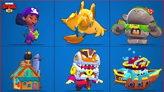 BRAWL STARS SUMMER 2023 NEW UPDATE ALL SKINS WINNING AND LOSING ANIMATIONS