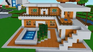 Made A Simple House##Mini Block Craft 3d