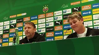 Pressekonferenz von Zoran Barisic (Trainer & GF Sport Rapid Wien) nach der Niederlage vs. Klagenfurt