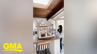 This mom creates dollhouses for a living