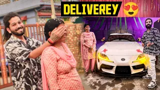 Finally Mummy Ke Sath Apni New Supercar Supra Mk5 Ki Delivery Lehi Li Ghar Mai 😍