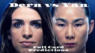 UFC Fight Night Vegas 61: Dern vs Yan Full Card Predictions and Parlays