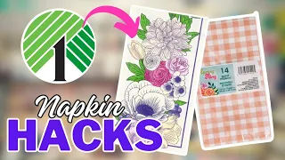 GENIUS 🤯 *New* DIY Crafts using Dollar Tree NAPKINS