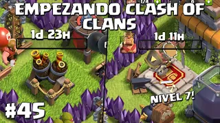 Cohetes de Defensa a Nivel 6 y Rey Barbaro a Nivel 7!! #45 - EMPEZANDO CLASH OF CLANS