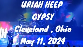 URIAH HEEP- GYPSY - Cleveland Ohio - May 11, 2024. Featuring Adam Wakeman.