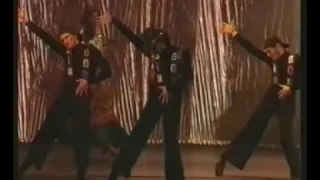 23 Bim-Bom/Бим-Бом/ 1995 -parody dance Gipsy a camp and Micahael Jackson .wmv