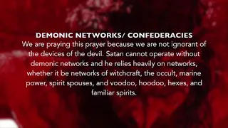 Warfare Prayer Against Demonic Networks Working Against You
