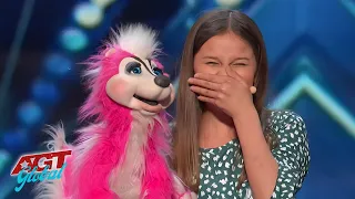 12-Year-Old Brynn Cummings Inspired by Darci Lynne BUT with a Twist! AGT 2023