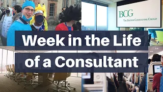 Week in the Life of a Consultant - Work week of a Management Consultant