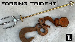 Make Iran  shining  Tear|| Forging POSEIDON'S TRIDENT Out of Rusty Hook