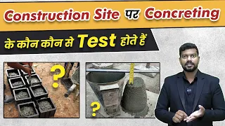 Different Types of Concrete Testing at Construction Site