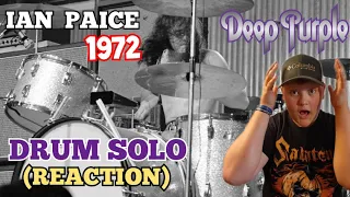 Deep Purple - The Mule | Ian Paice Drum Solo | Denmark 1972 | Drum Cam (REACTION)