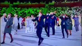 Malawi during the Tokyo 2020 Olympic Games Opening Ceremony