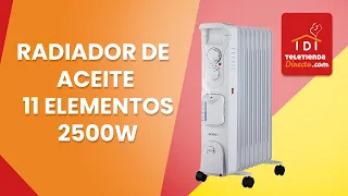 RADIADOR DE ACEITE 11 ELEMENTOS 2500W | TELETIENDA DIRECTO | 2022