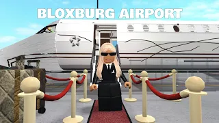 I WENT TO AN AIRPORT IN BLOXBURG | roblox roleplays