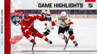 Panthers @ Red Wings 1/6 | NHL Highlights 2023