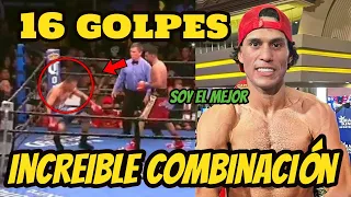 ¡INCREÍBLE! DAVID BENAVIDEZ Y EL NOCAUT CON UNA COMBINACIÓN DE 16 GOLPES QUE LO PUSO EN EL MAPA