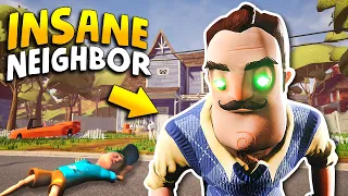 The Neighbor GOES INSANE!!! (New Mod) | Hello Neighbor Gameplay (Mods)