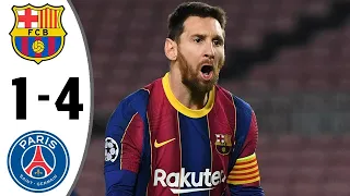 Barcelona vs PSG 1-4 Extended Highlights & All Goals 2021 HD