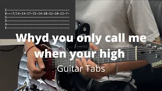 Why’d you only call me when your high by Arctic Monkeys | Guitar Tabs