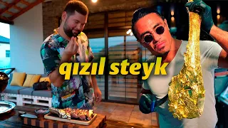 2000 DOLLARLIQ QIZIL STEYK HAZIRLADIQ