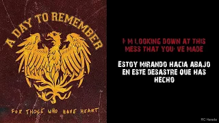 A Day to Remember- The plot to bomb the panhandle lyrics (english/español)