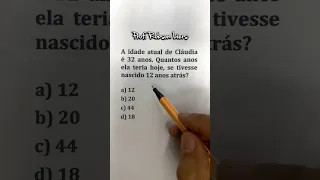 Problema de Matemática Básica para Concursos - Prof Robson Liers