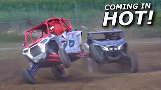 SXS racing SAVAGERY! YXZ vs X3 vs Turbo RZR vs 2-stoke X3!! crashes and rolls!