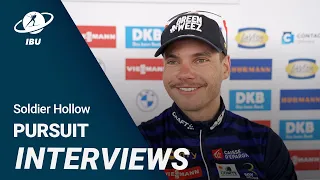 World Cup 23/24 Soldier Hollow: Men Pursuit Interviews