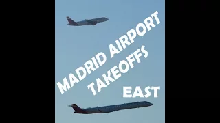 Madrid Airport | Some Takeoffs from east side | Plane Spotting