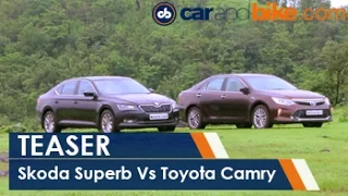 Teased: Skoda Superb Vs Toyota Camry in Comparison - NDTV CarAndBike