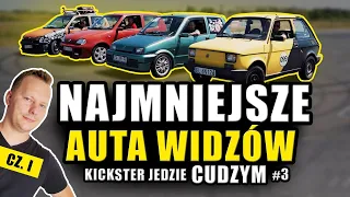 NAJMNIEJSZE auta Widzów - Kickster jedzie CUDZYM #3 cz.1