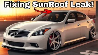 I Bought An Infiniti G37! Fixing a Major Issue! SunRoof Leaks Water EVERYWHERE!