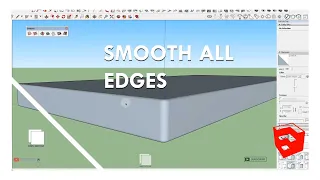 HOW TO CURVED 4 SIDE EDGES -  SKETCHUP TUTORIAL