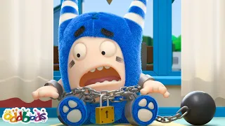 How Can He Escape? | Oddbods | Moonbug No Dialogue Comedy Cartoons for Kids