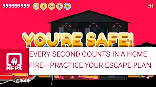 Every Second Counts in a Home Fire—Practice Your Escape Plan