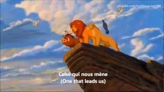 The Lion King - Circle of Life Reprise - French Musical (Subs & Trans)