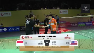 Highlights | KAPAL API Indonesia Open 2024: Leong Jun Hao (MAS) vs. Jonatan Christie (INA) - R32