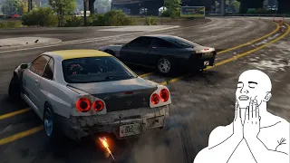 Junker V8 500HP Nissan Skyline R34 tandem | NFS Unbound