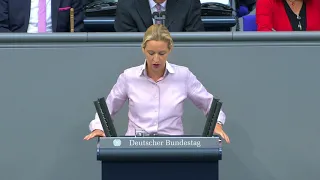 Generalaussprache zur Regierungspolitik - Dr. Alice Weidel (AfD)