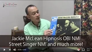 Jackie McLean Hipnosis OBI NM!, Street Singer, Right Now with OBI NM! and more