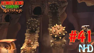 Let's Play Donkey Kong Country Returns (pt41) Cliff 6-4 Boulder Roller