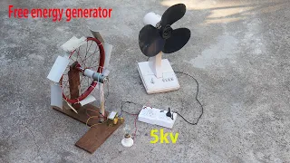 how to make Mini Hydroelectricity generator Water Outlets /make electricity from water