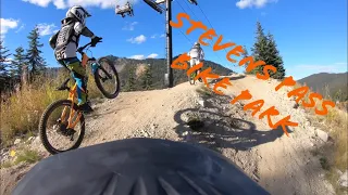 Shredding Stevens Pass Bike park on Norco Fluid 24 FS with Kody Clark from all out racing