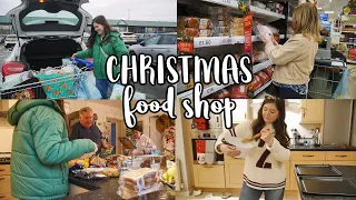 VLOGMAS #4 - do the christmas food shopping with us !! + baking cookies | TheScottishSisters