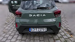 Probefahrteindrücke mit dem Dacia Spring, er macht zu wenig aus seiner Größe