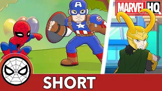 Cap and Spidey Unwrap the Truth! | Marvel Super Hero Adventures - Happy Birthday | SHORT