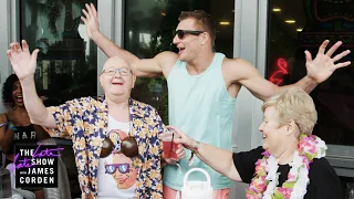 James Corden's Parents Explore Miami w/ Harry Styles, Gronk & John Cena