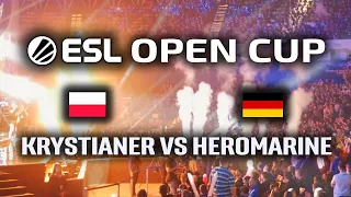 HIT! Krystianer VS HeroMarine PvT ESL Open Cup 220 Europe polski komentarz