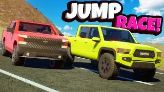 Extreme Lego Truck Racing & Crashes in The Canyon in Brick Rigs Multiplayer!